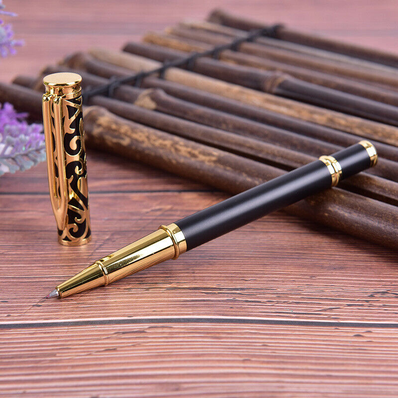 Luxury Metal Roller Ball Pen 0.5mm Ballpoint Pen Office School Supplies Gi_J Tt
