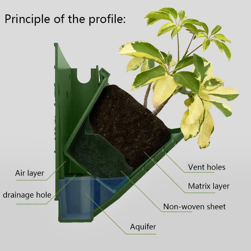 Outdoor Garden Pot Wall Mounted Potted Bonsai Plant Flower Pot Nursery Container