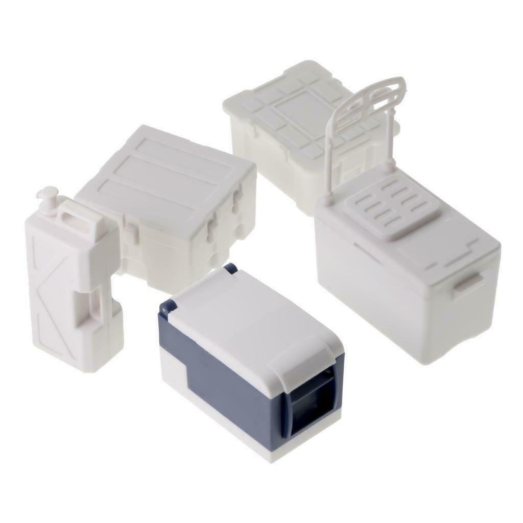 5Pcs RC 1/10 Decoration Accs Fit for HSP TRX4 SCX10 Rock Crawler Car White