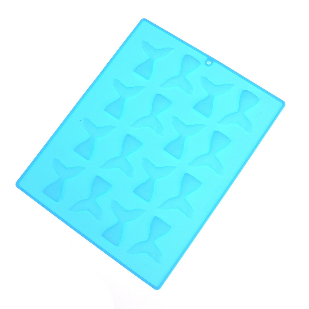 Mini Silicone Mermaid Tail Mold Fondant Cake Mold Cupcake Kitchen Baking T.l8