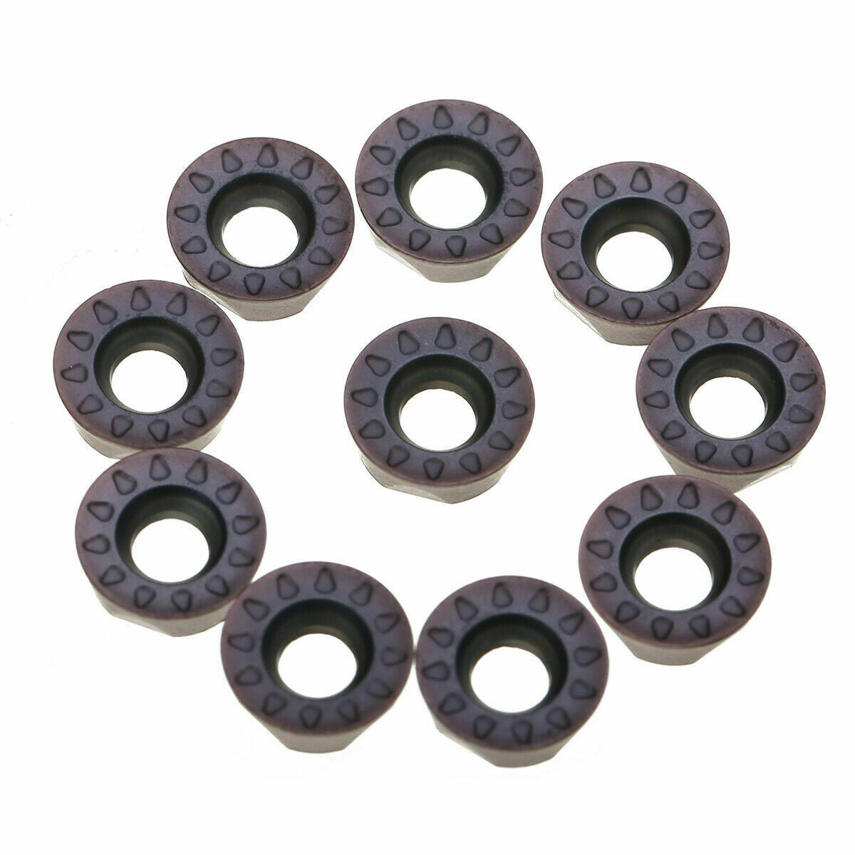 RPMT08T2M0E-JS BP1125 Indexable CNC Carbide Milling Inserts For SRDPN holder