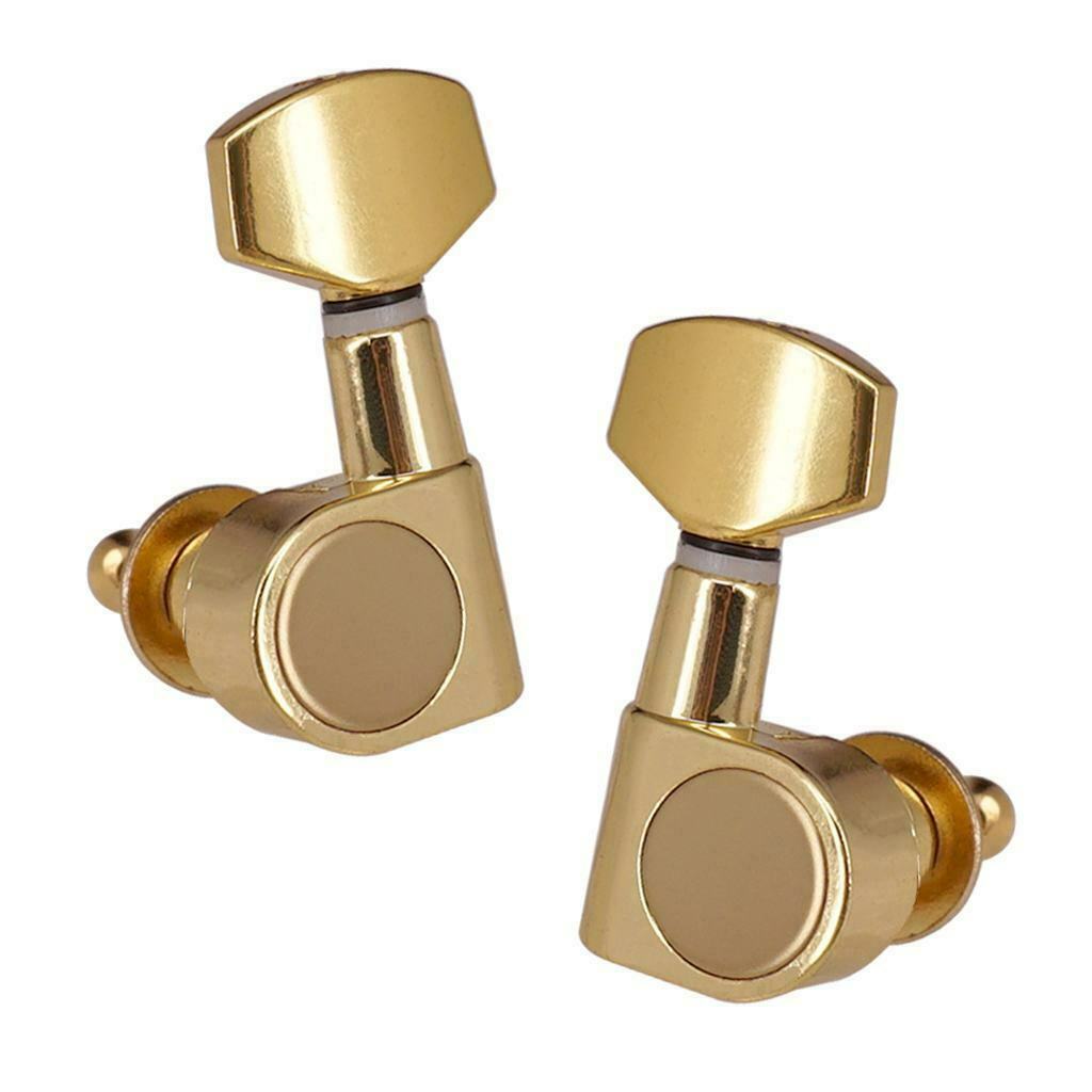 6Pcs Guitar Closed Button Tuning Keys Tuners for Acoustic Guitar Replacement