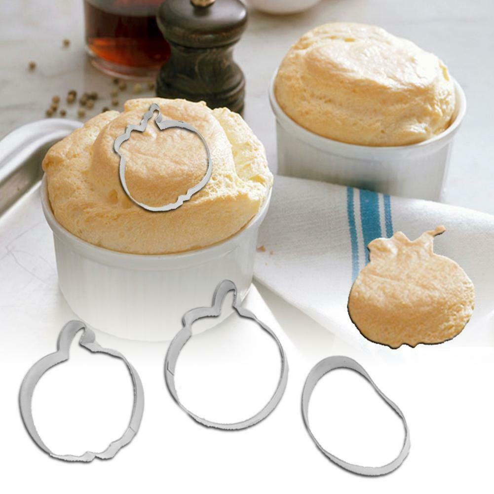 12pcs/Set Reusable Vegetable Stainless Steel Mold Cake Biscuit Baking Mould @