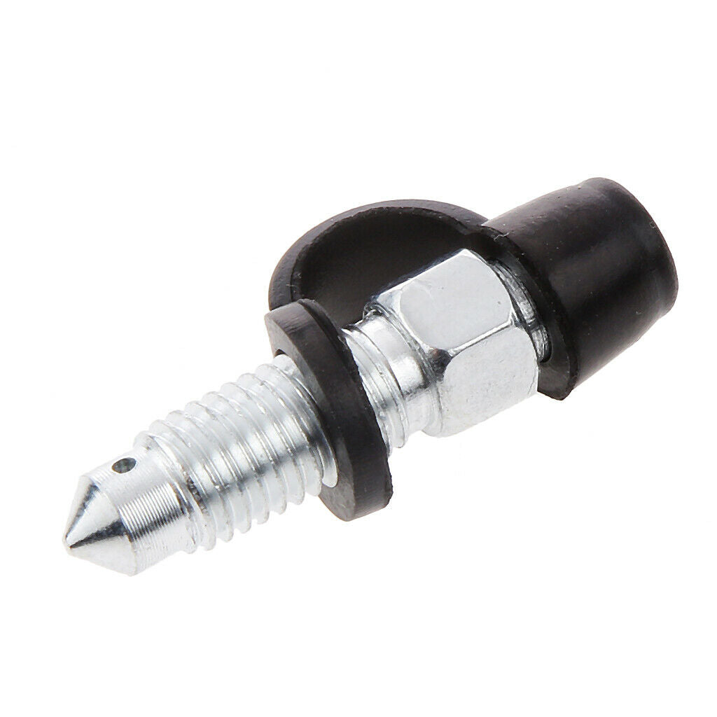 2 Pcs Brake Caliper M7 X 1mm Stainless Steel Bleed Screw Nipple for