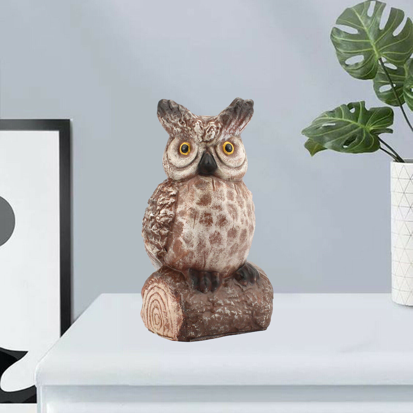 Owl Decoration Home Garden Ornament Creative Animal Decoration Statue