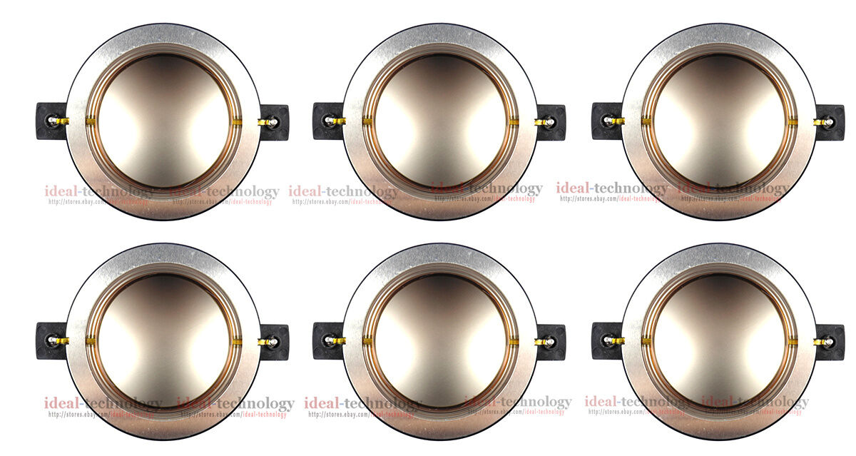 6pcs Diaphragm P-Audio BMD750 Turbosound CD210 CD212 #10-085 Voice coil