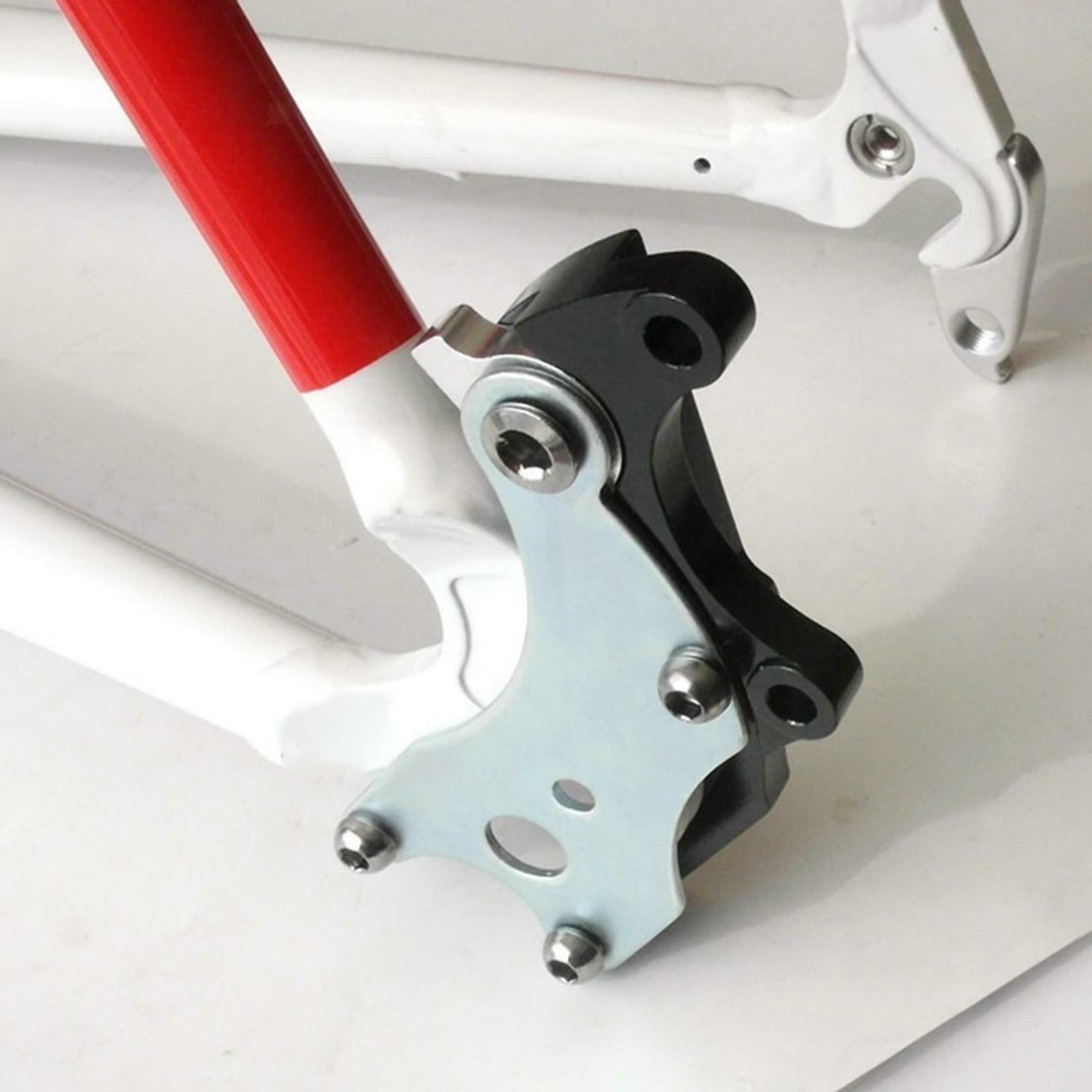 Alloy Bike Disc Brake Adapter Sturdy Bracket Mounting Holder Refit Adaptor