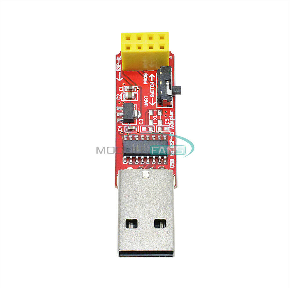 2PCS USB to ESP8266 ESP-01/01S Wireless Wifi Adapter Module with CH340G Driver