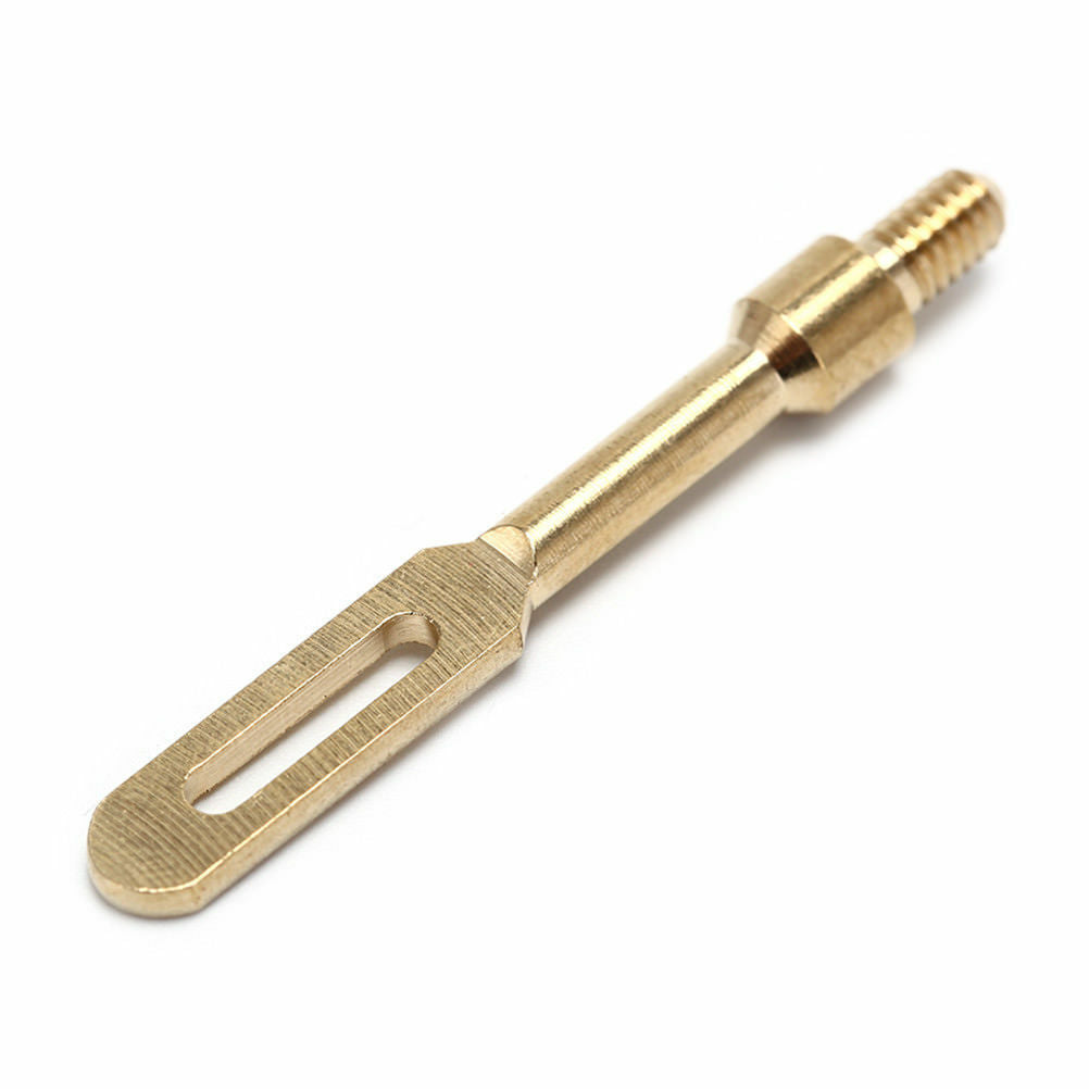 Hunting Cleaning Brass Slot Tip .22cal-.45cal Thread 8-32 Cleaner Patch Holder