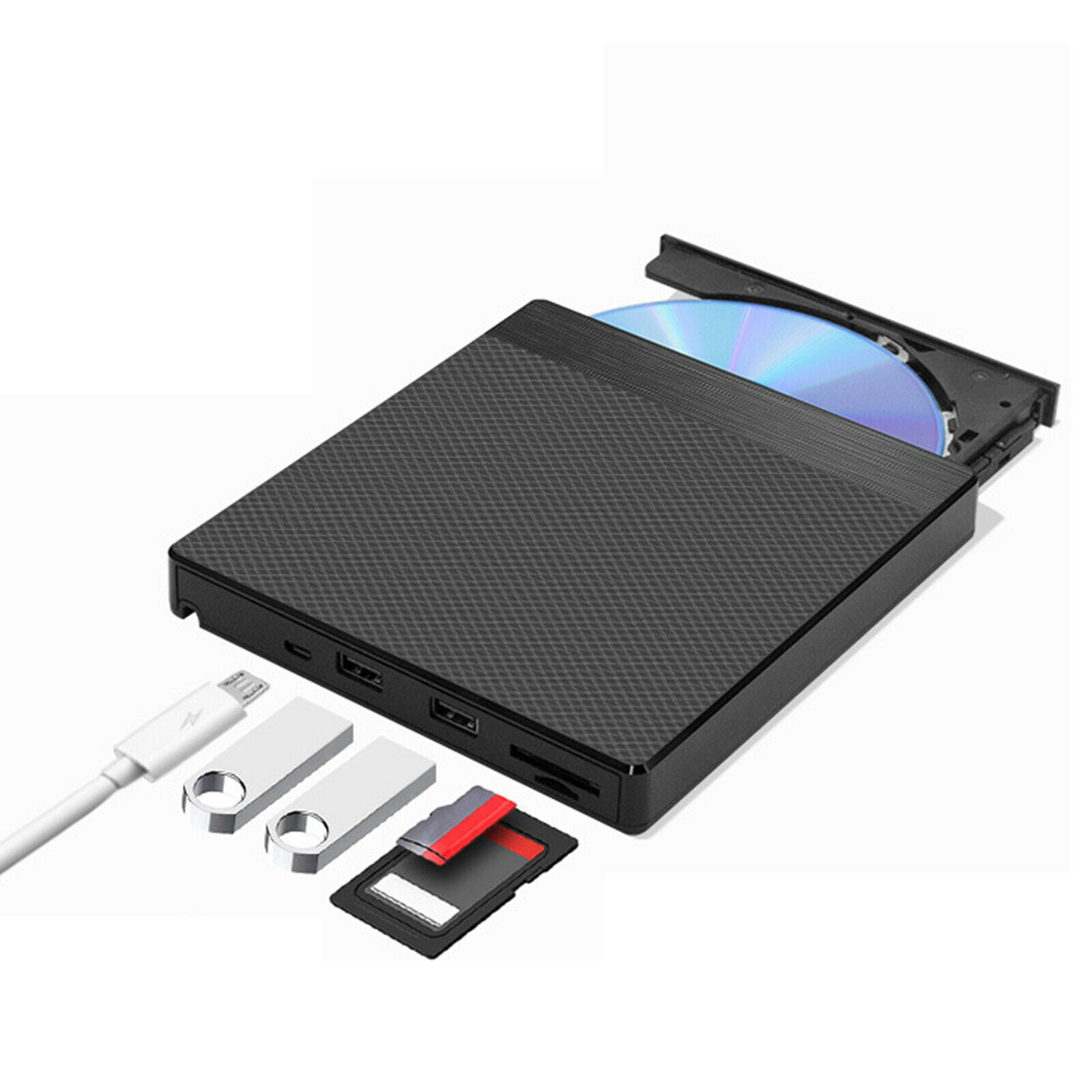 USB Type-C External DVD Burner Player DVD-RW High Writing and Reading Speed
