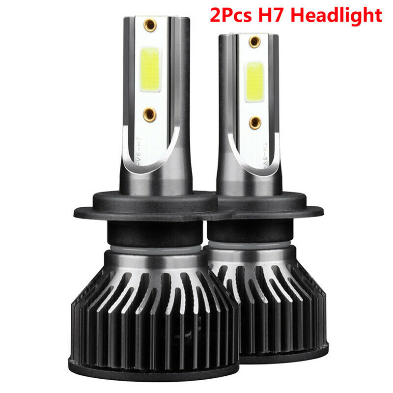 2PC H7 LED Headlight Conversion Kit COB Bulb White High Power 6000KBDAU