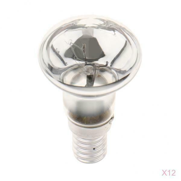 12Pcs Durable 25W R39 Reflective Spotlight   Lamp Bulb Small Screw SES E14