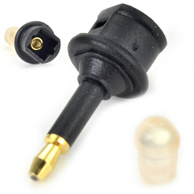 Toslink Optical Female To 3.5mm Male Mini Toslink Plug PDIF Adaptor Conne.l8