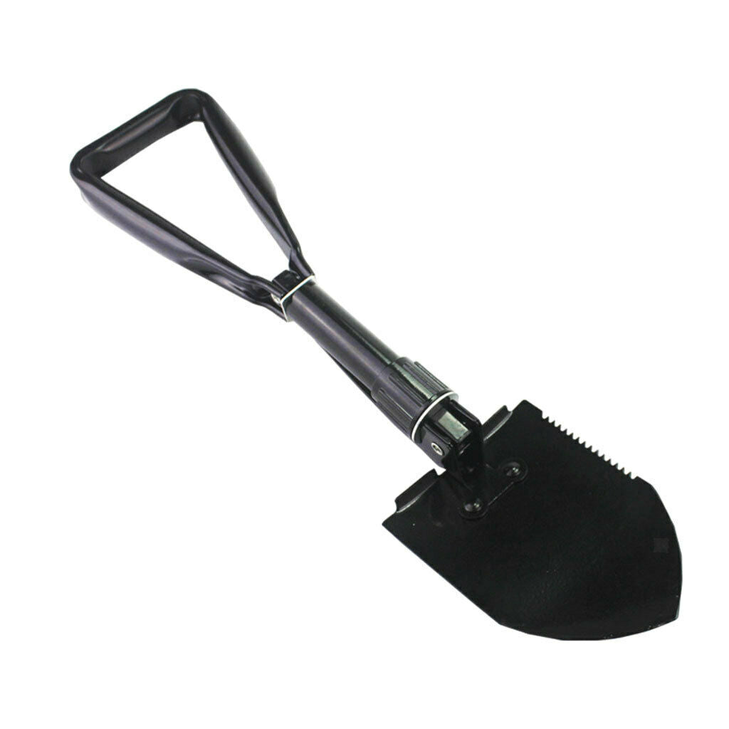 Survival Shovel Alloy Steel Foldable Military Style for Digging Dirt Sand