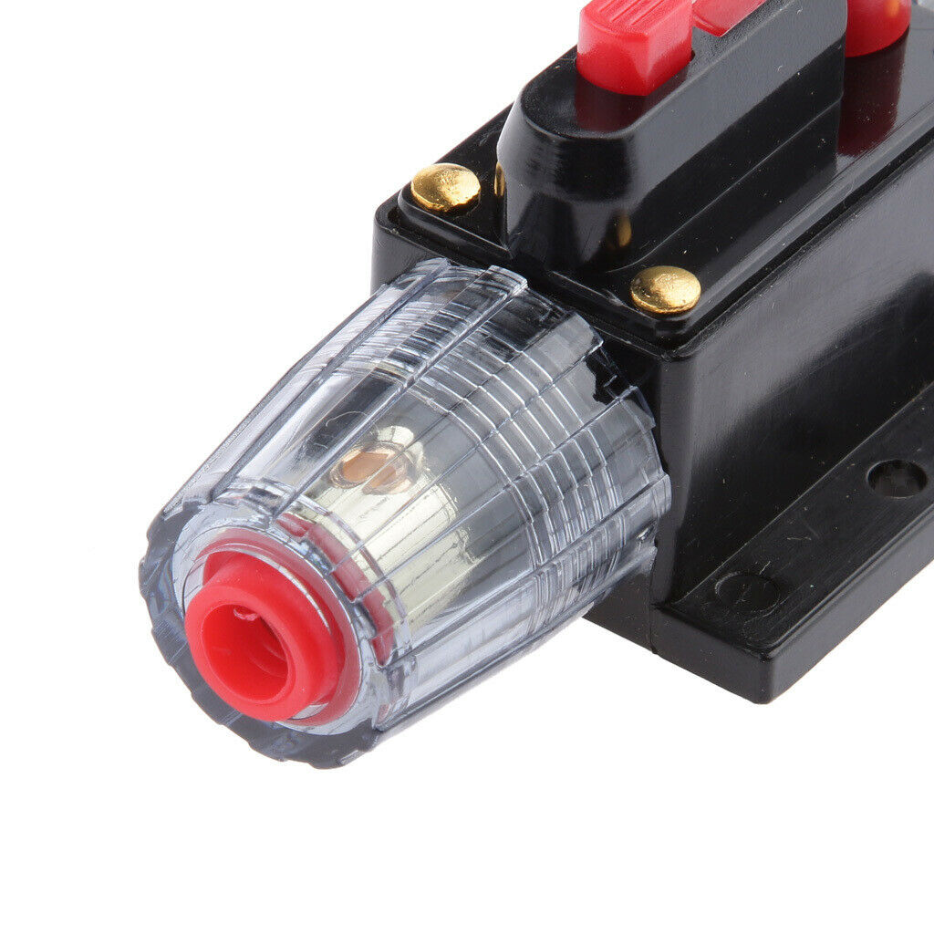 100A Amp Manual Reset Circuit Breaker 12 24v Car Stereo Audio Fuse Accessory