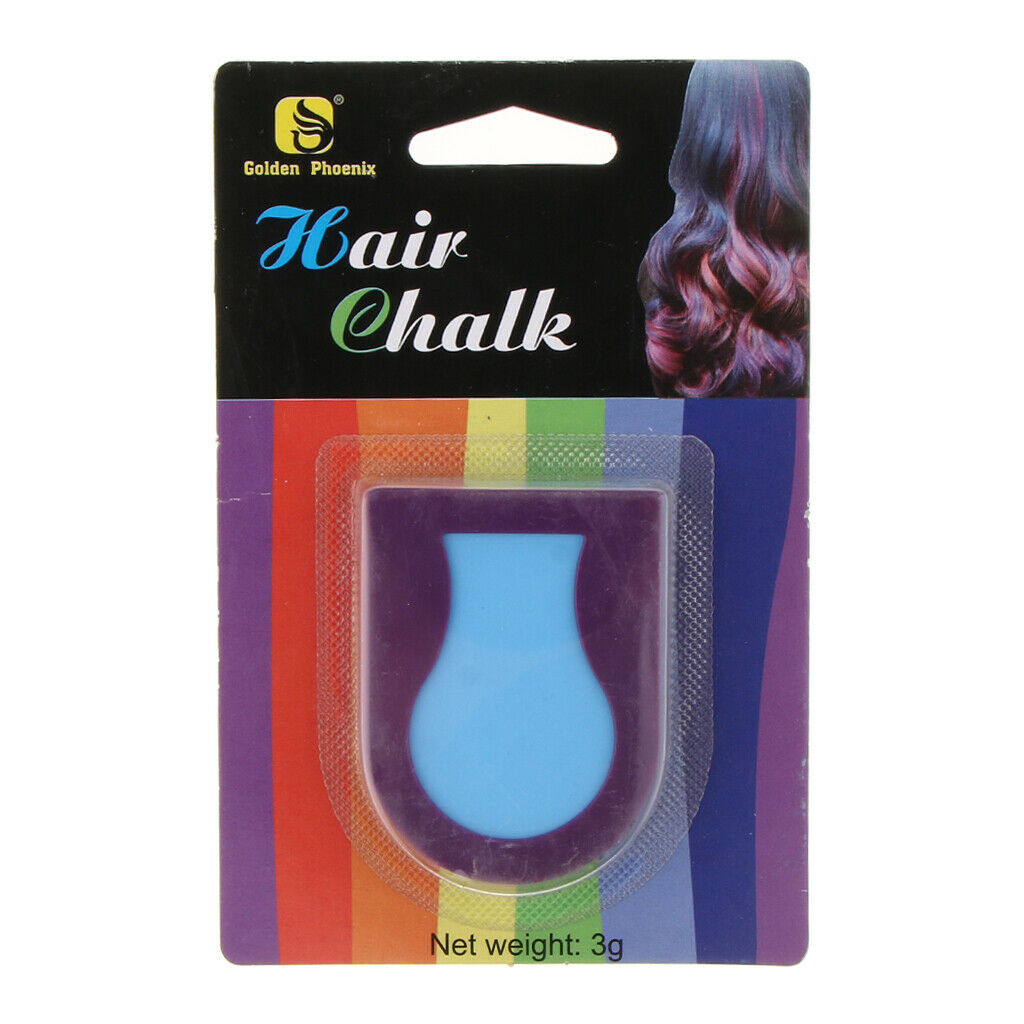 Temporary Hair Dye Powder Cake Non-toxic Hair Chalk Hair Styling Purple
