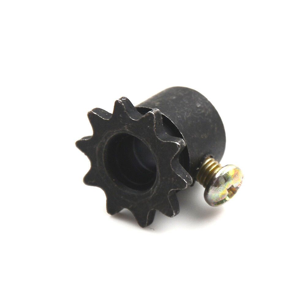 8mm Bore 10 Teeth 10T Metal Pilot Motor Gear Roller Chain Drive Sprocket BDAU