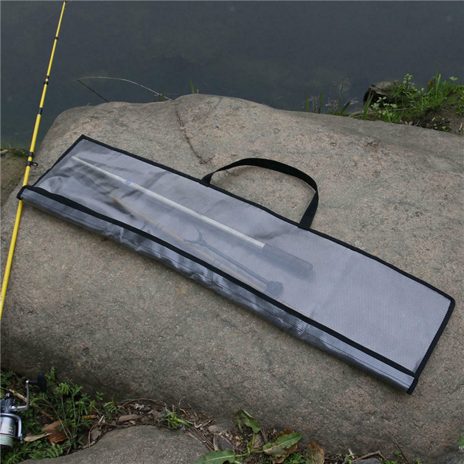 Simple Fishing Pole Bag Storage Bag PVC Transparent Foldable Storage Bag