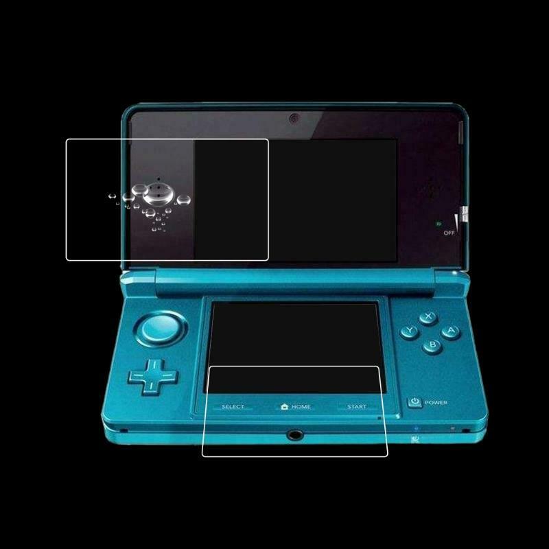 Clear Film Top+Bottom LCD Screen Protector For New 3DSLL/XL Console