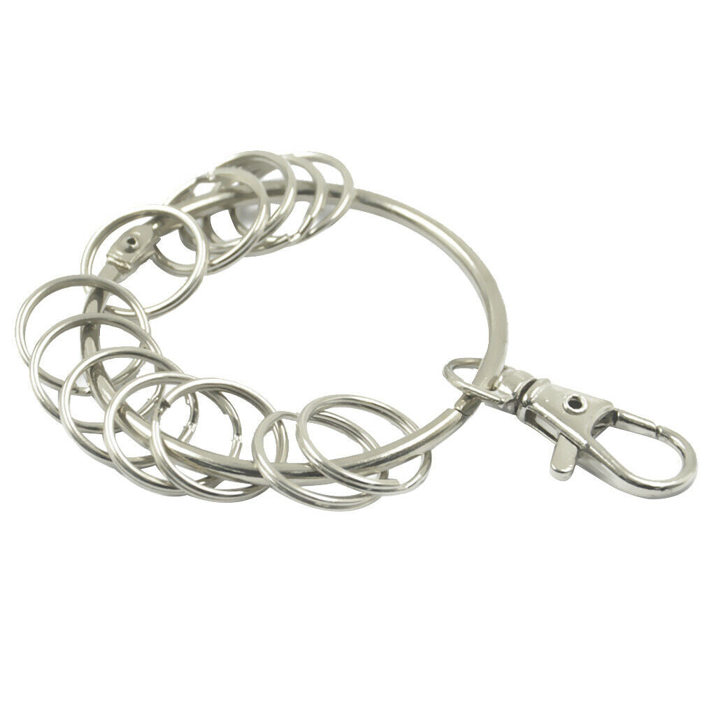 Jump Rings Keychains with Lobster Clasp for Jewelry Earring Findings Crafts