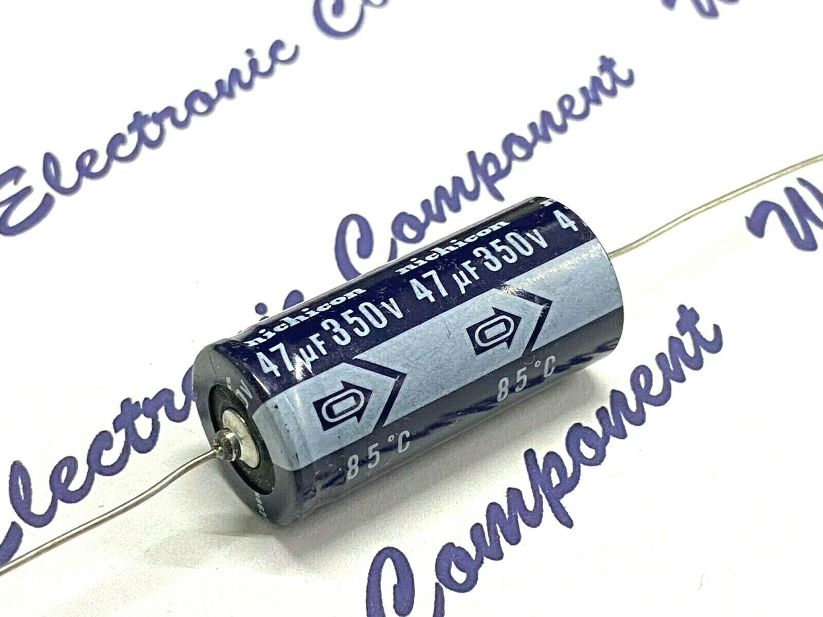 4pcs - NICHICON 47uF (47µF) 350V Axial Electrolytic Capacitor
