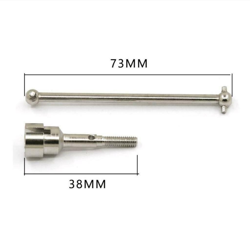 2x RC Drive Shaft Fit for WLtoys 104001 1/10 RC Car Crawler Accs Replacement