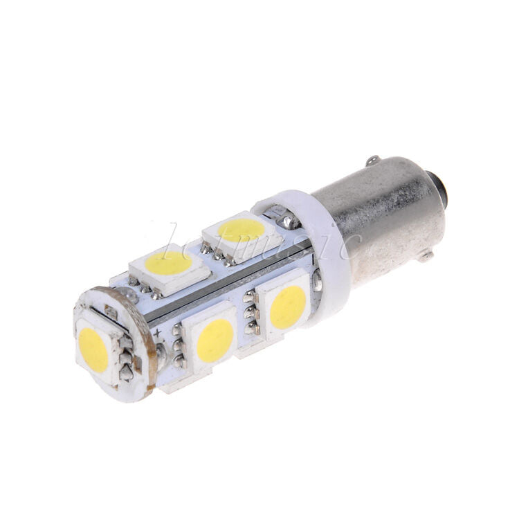 Bright RED and White 12v LED Instrument Panel BA9S 5050 9SMD