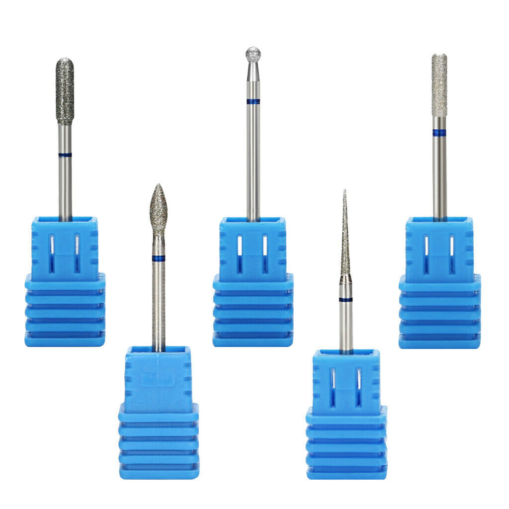 Nail Drill Bit Grinding Buffing Head for Manicure Pen Gel Removal Polish 5x