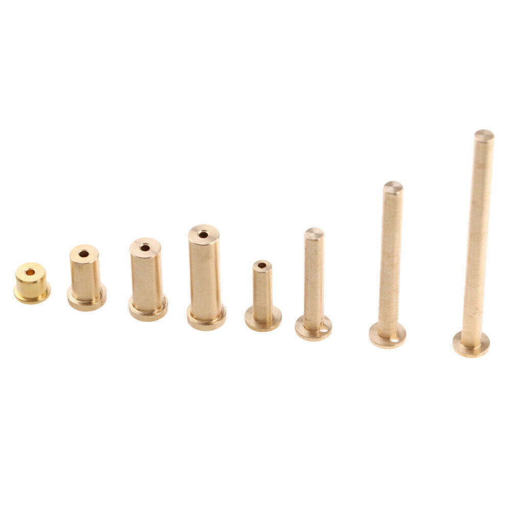 8 lot Brass Golf Shaft Tip Plug Irons Woods Balance Adjuster Accessories