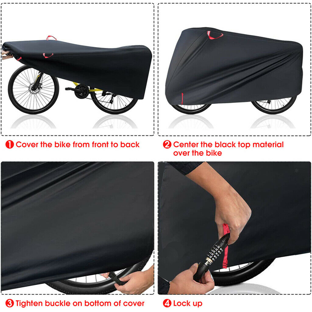 Waterproof Bicycle Bike Storage Cover Outdoor Protector with Carry Bag