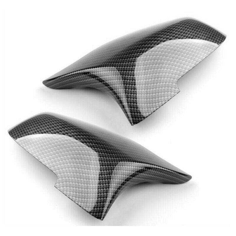 For BMW 5 Series F10 F11 F18 LCI 14-07 Side Mirror Cover Rearview Carbon Fiber