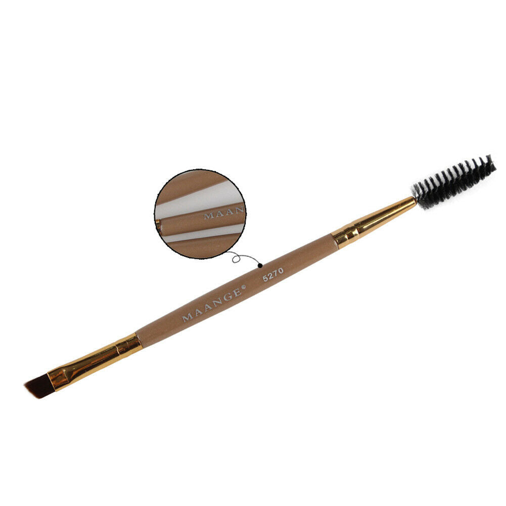 1pc Double Head Brush Pro Eye Lash Eye Brow Brush Cosmetic Makeup Brush @