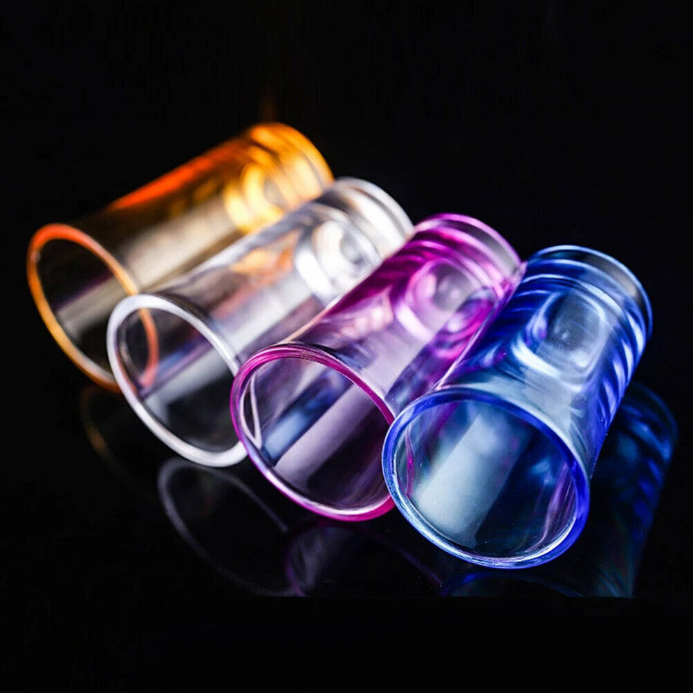 6Pcs Tall Shot Glass Set 1.2oz Drinking Glasses With Heavy Base Party Glassware
