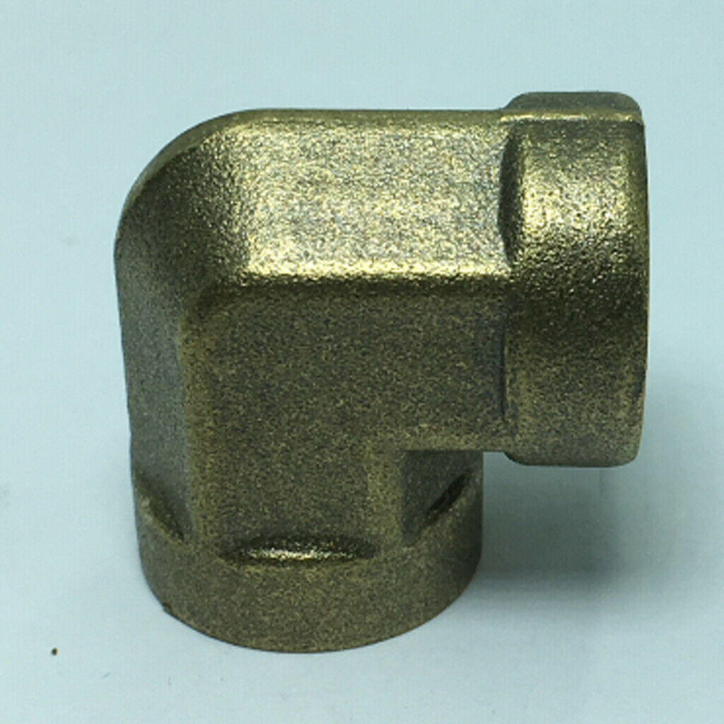 1Pc DN8 1/4" Female x Female Elbow Brass Adapter Connector Pipe Tube Fitting