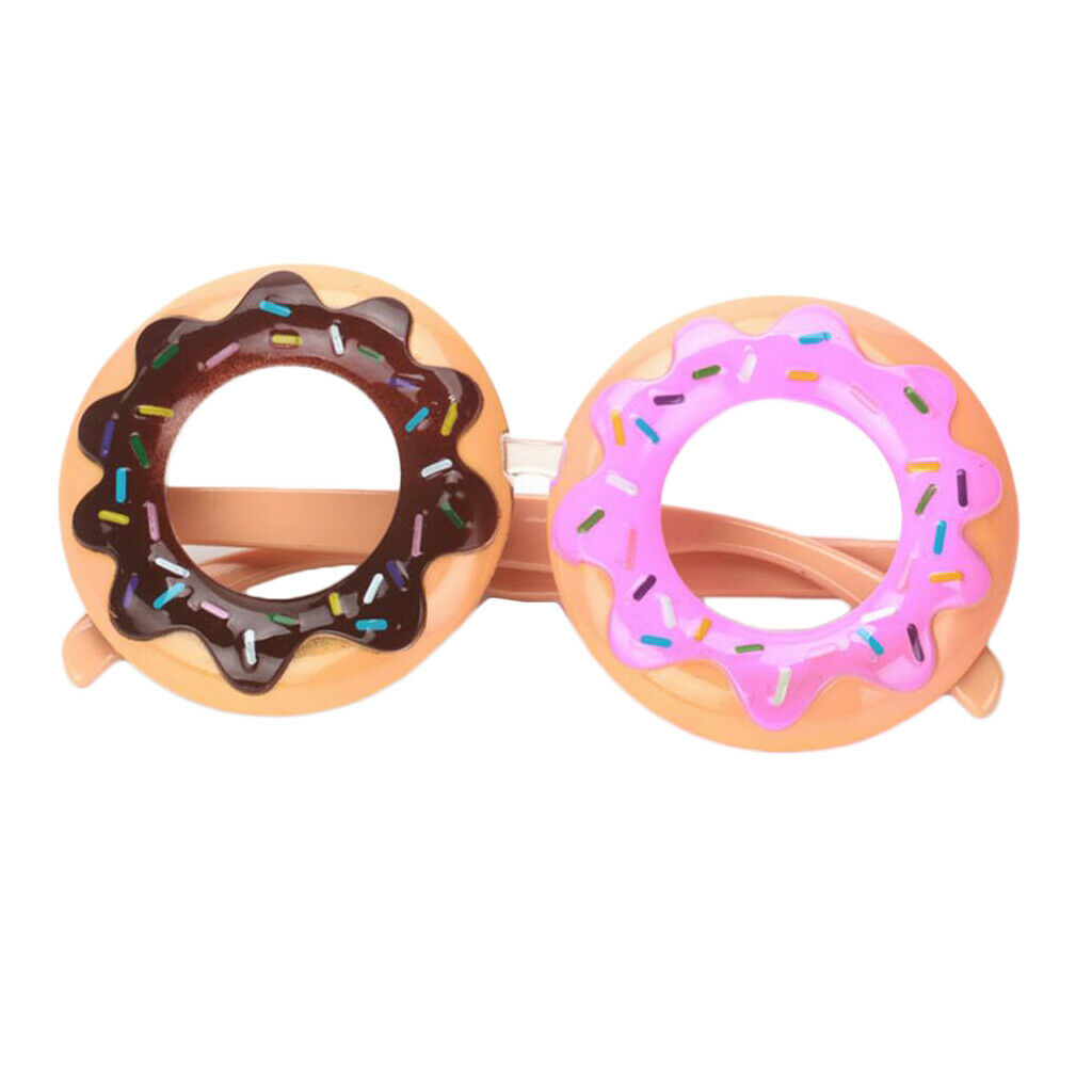 Novelty Party Sunglasses Funny Doughnut Frame Glasses Costumes Photo Props