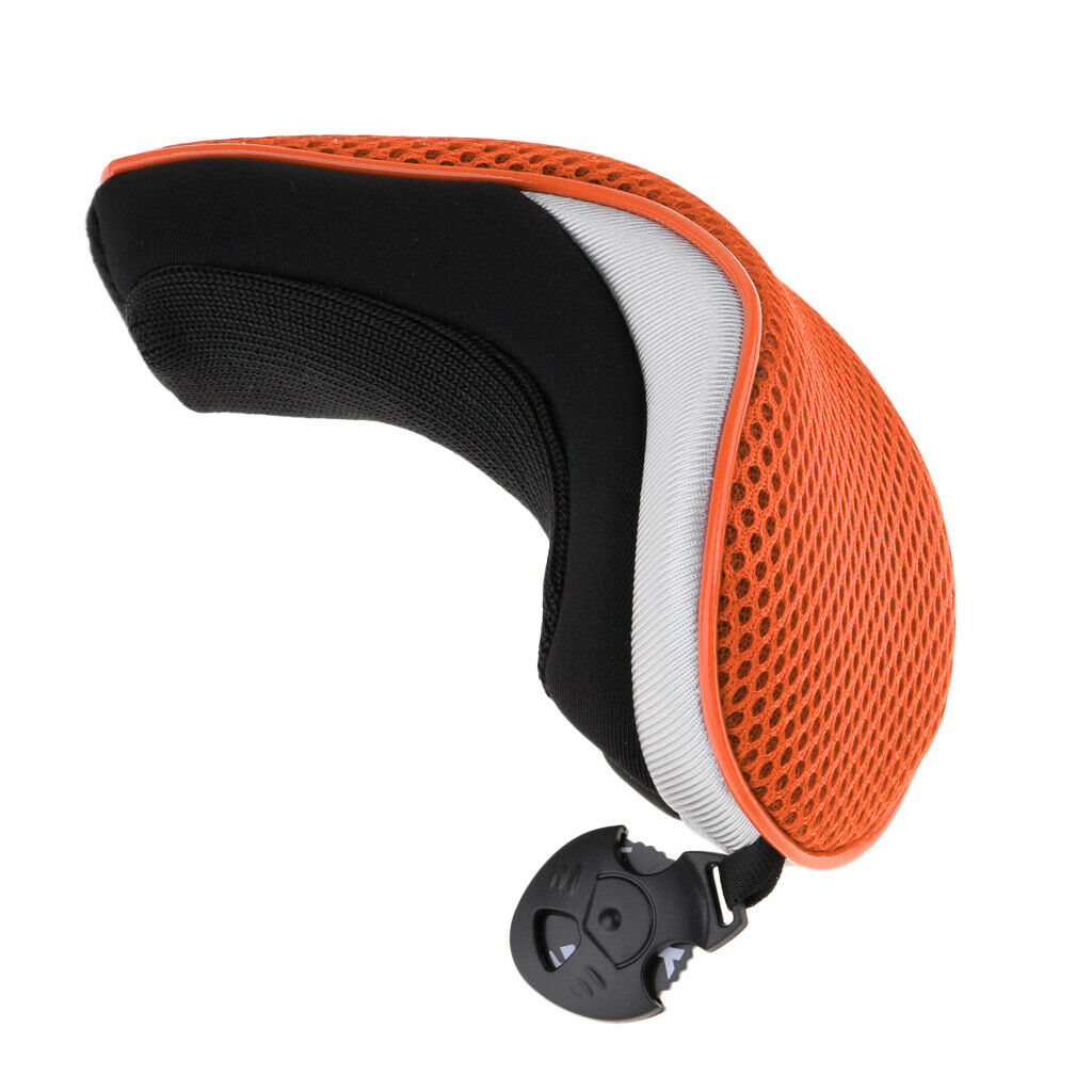 2Pcs Durability UT Golf Club Head Covers Headcovers 2 3 4 5 7 X Number Tag