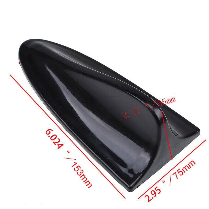 Universal Car Shark Fin Antenna FM/AM Radio Signal Aerial Trim Decoration Cover