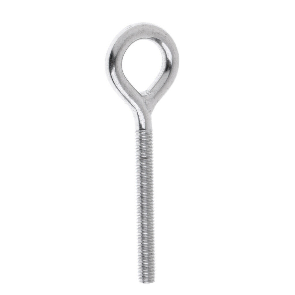 Stainless Steel Eyebolt Longshank Long Thread Welded Eye Bolt Hardware M5