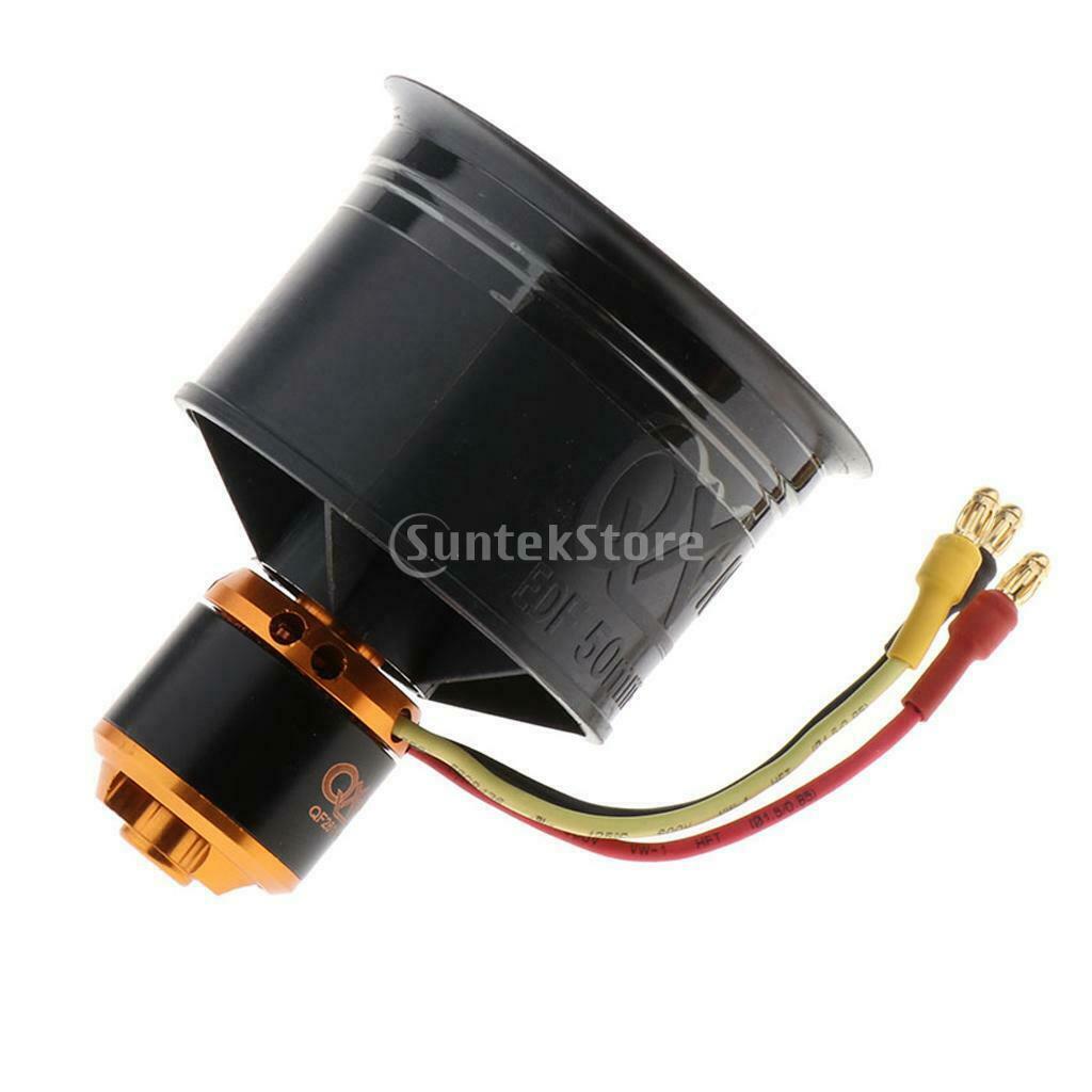 1pc 50mm Duct Fan 12 Blade Brushless Motor for RC EDF Plane Accessories CW