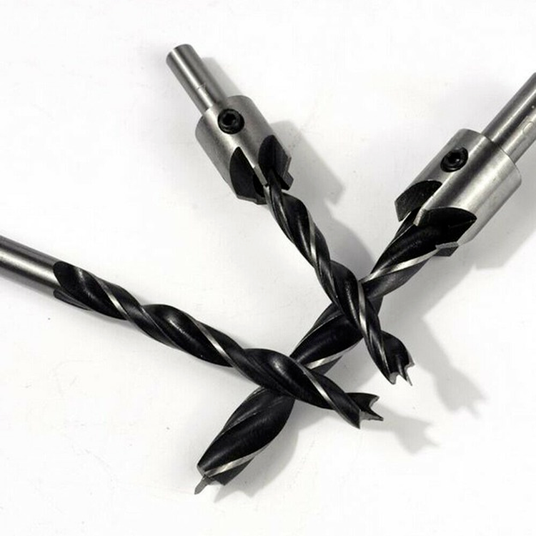4x Countersink Drill Bit Set Hex Shank HSS Woodworking Pilot-Screw Holes Set
