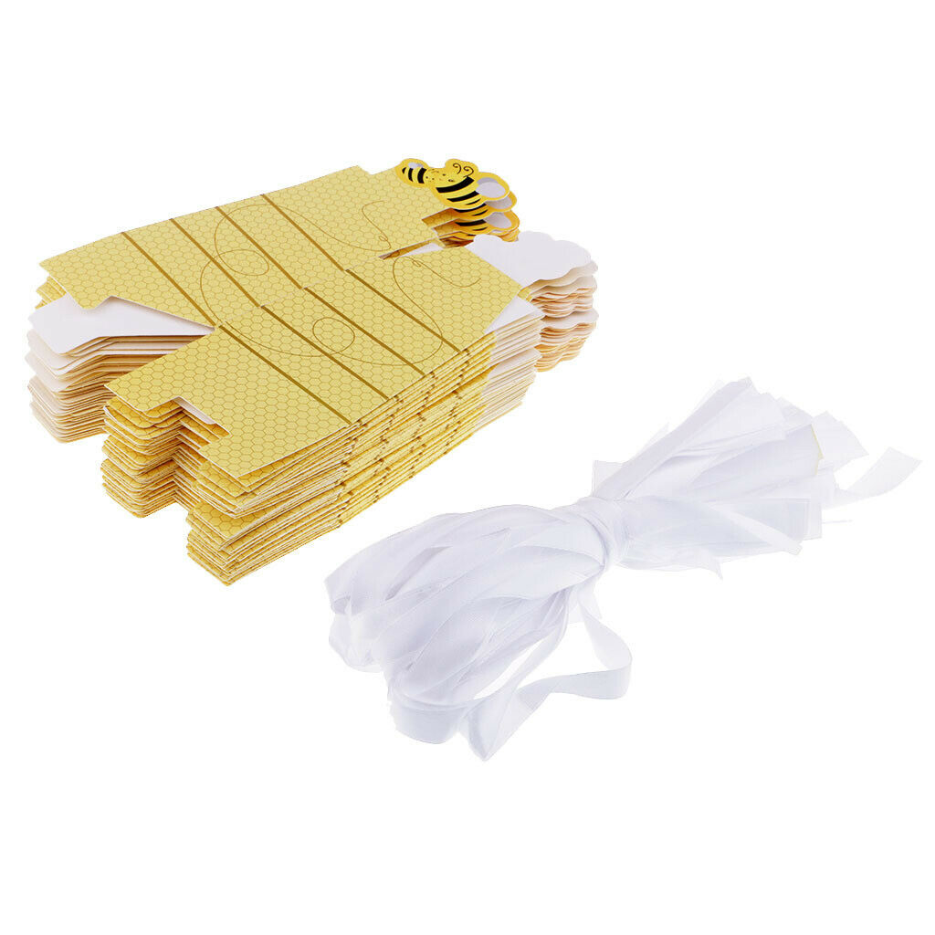 50x Ribbons Candy Box Candy Favor Chocolate Gift Decoration