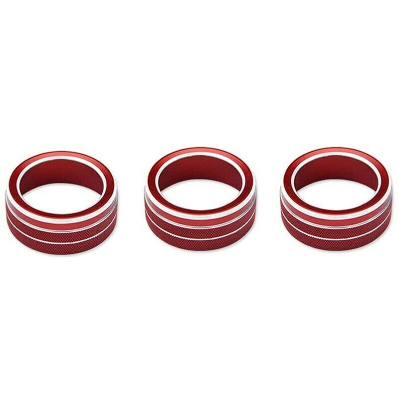 3 Pcs AC Air Conditioning Knob Cover for  10Th Accord 2018 2019 Air Conditi H5J5