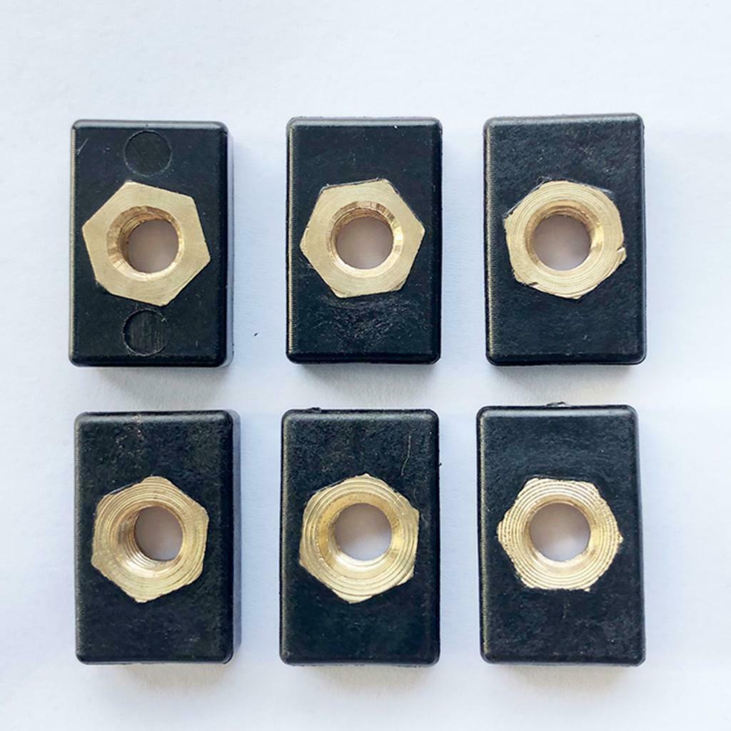 Nutsert Nylon Frame Material 6x Copper Screw Nuts for The