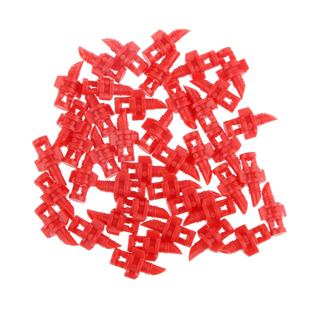 120Pcs Mini Garden Lawn Watering Spray Nozzle +Tee joints Sprinkler Tool