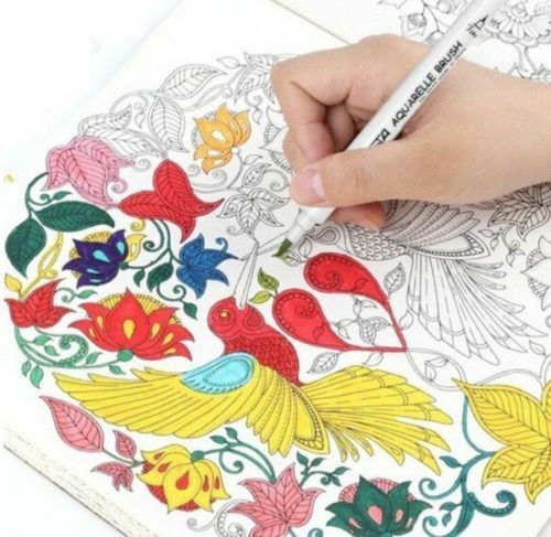 80 Colors Dual Tip Brush Marker Pens Art Paint Highlighter Watercolor ink 2pcs