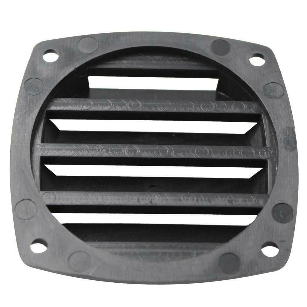 2x Plastic Louvered Vents Marine Grade 3-1/4'' Hose Tube Hull Air Vent