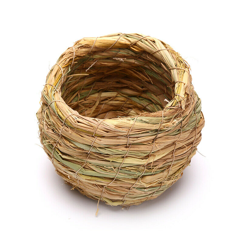 Handmade Straw Bird Nest Parrot  Warm Pet Bedroom Courtyard Bird Cages Ad.l8
