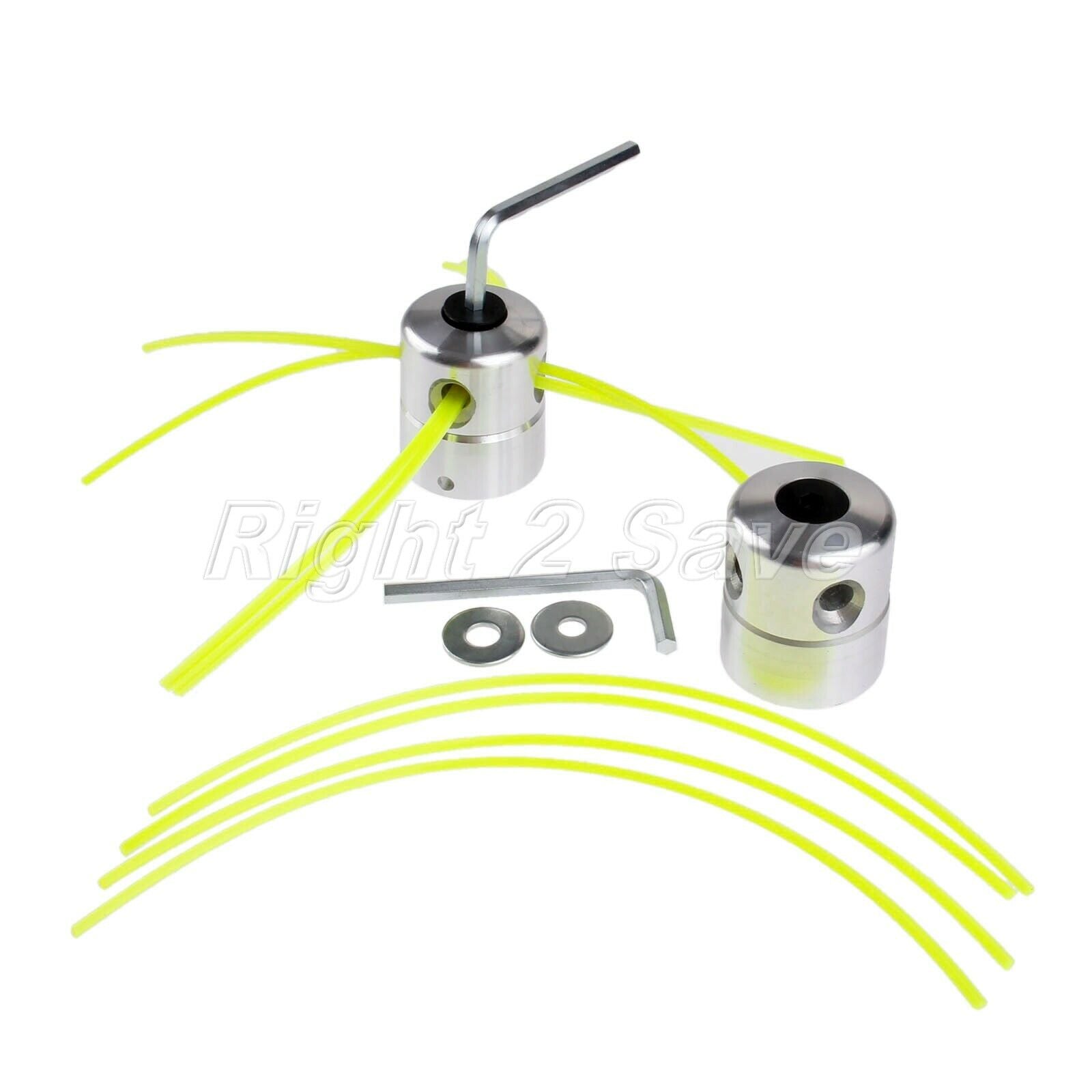 Universal Brush Cutter Line Spare Parts Aluminum Grass Trimmer Lawn Mower Head