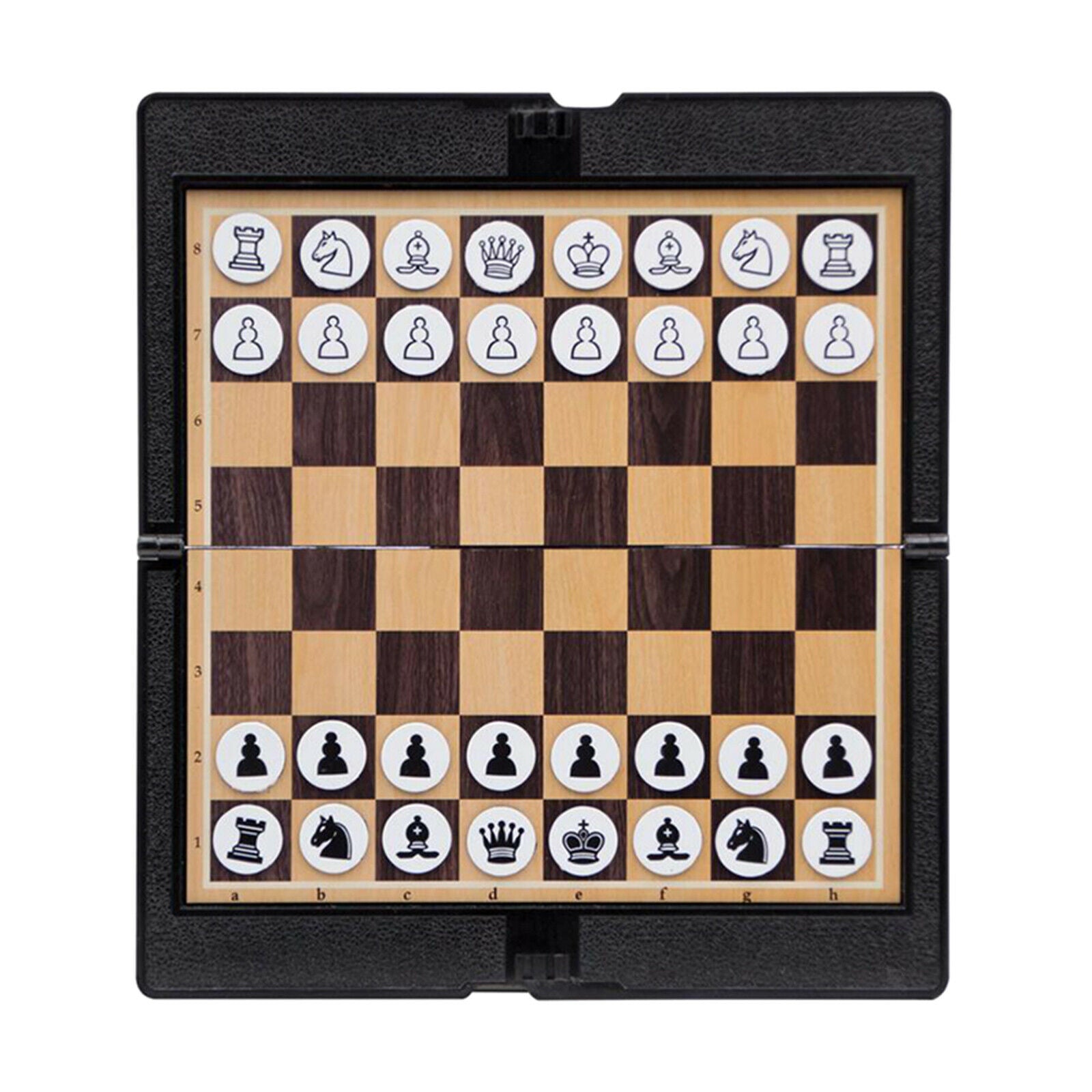 Foldable Mini Magnetic Tournament Chess Set Portable Wallet Pocket Chess Game