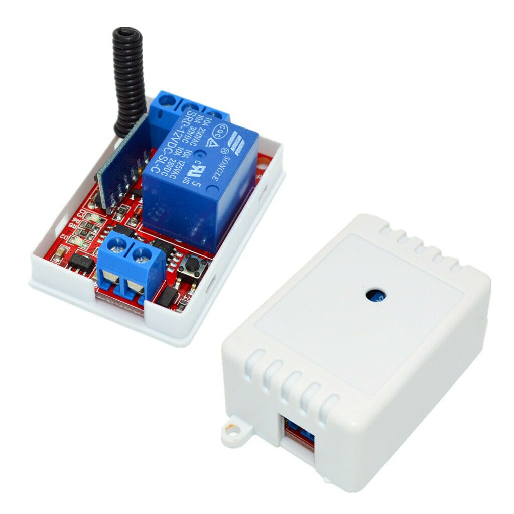 Switch Module 12V 1 Channel 433M Remote Control 2 Button Controller
